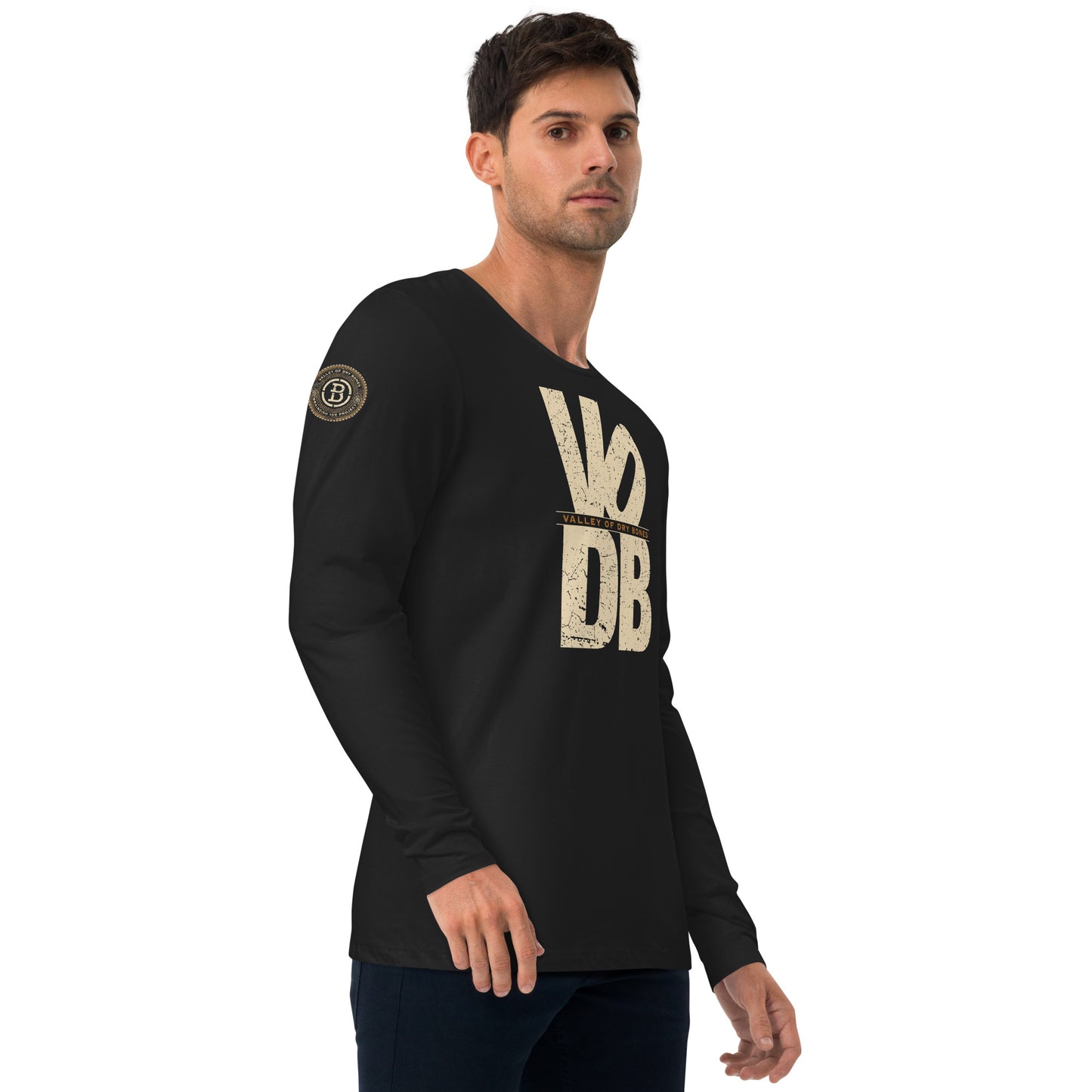 VODB | BH-2 | NEXT LEVEL 3601, MEN'S Long Sleeve Fitted Crew