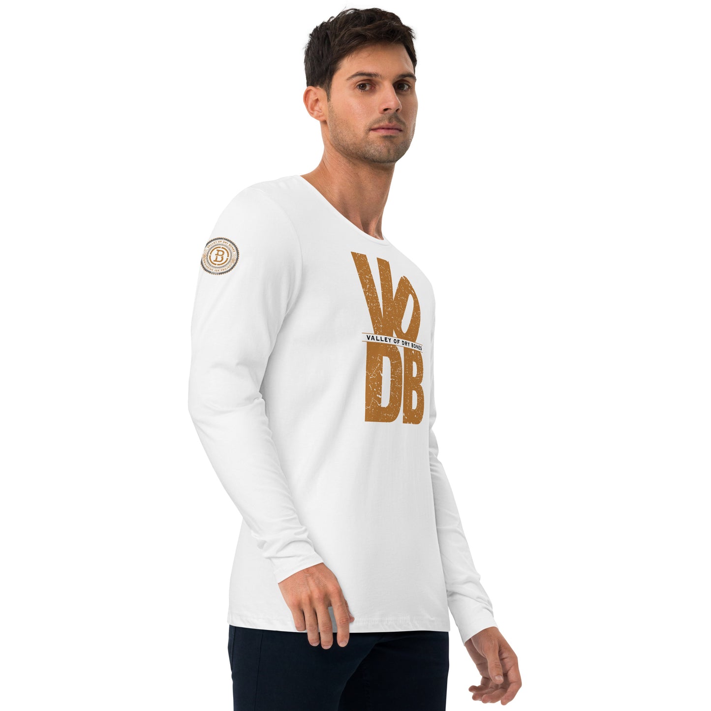 VODB | BH-2 | NEXT LEVEL 3601, MEN'S Long Sleeve Fitted Crew